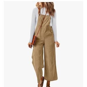 Corduroy Overalls Adjustable Straps Women's Size S